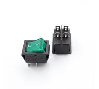 1Pcs 12V switch KCD4 boat-shaped rocker power button on-0ff green light