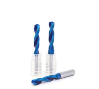 1Pcs 1mm-16mm HRC65 Solid Carbide Drill Bits, Blue Spiral Flute Twist Drill Bit for Hard Alloy Stainless Tool(5.8mm 1pc)