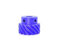 1pcs 2 módulo engranajes helicoidales 13T/15T orificio 14/15/16/17/18/19/20 mm izquierdo engranaje bisel espiral nylon 45 ° piñón para equipos CNC(2 Module 15T Bore 16mm+Keyway 5mm)