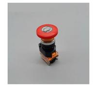 1pcs 22mm LA38-11ZS Mushroom Head Emergency Stop Push Button Switch 10A/440V Selector Switch