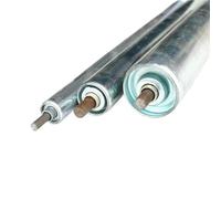 1PCS 25/28/50/60 * 200/300/400/500 Unpowered Roller Galvanized Gravity Conveyor(25x400mm)