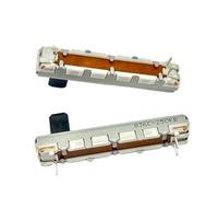 1pcs 250KB B250K 3Pin，Total length 45mm，Straight slip potentiometer Mixing console volume putter