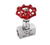 1pcs 304 Stainless Steel High Pressure Needle Valve - Female Thread Globe Valve (1/4", 3/8", 1/2", 3/4", 1")(0.75In)