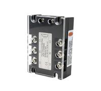 1Pcs 380V 24-480VAC 3-32VDC Three-Phase Solid State Relay SSR-10A/25A/40A/60A/80A/100A/120A DC Controlled AC(100DA) Controls Relays