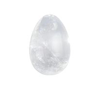1pcs 45 * 35MM sin perforar huevo de cuarzo de roca natural para mujeres Kegel ejercicio Yoni huevo huevo de jade huevo