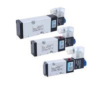 1PCS 4M210-08 4M310-08 4M410-10 Pneumatic Electric Solenoid Valve 2 Position 3 Port Five Way Control Air Valve Electromagnetic.(4M310-10 PC12-03,DC24V)