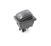 1pcs 4pin LED black No LED on off KCD4 switch 2 file rocker power switch LED 12V