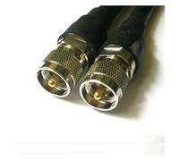 1pcs 50-9 Cable 1/2 Línea de alimentación súper Flexible UHF Macho a UHF Adaptador Masculino RF Cable coaxial Pigtail Extensión Jersey(5m)