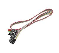 1Pcs 65CM ATX Computer Motherboard Power Switch Restart Cable with LED Light PC Reset Push Button Switches On/Off