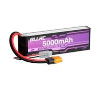 1PCS 7.4 V 5000mah 2S 80C Lipo batería con Conector XT60 para Coches RC, vehículos Todoterreno, cuatrocópteros y Drones
