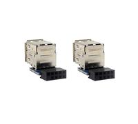 1Pcs 9-Pin Motherboard To Dual USB 2.0 Connector