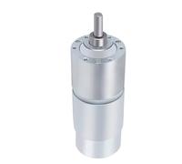 1pcs alto par 12V motor eléctrico 555 DC 37mm reductor de velocidad 24v micro DC motorreductor JGB37-555 motor de reducción (motor x soporte, 12 rpm, 24 V)