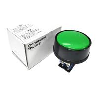 1pcs AR30B2R-11G/R/B Dual-Hand Activation Mushroom Head Push Button Switch for Press Machines 72mm Outer Diameter(Green,AR30B2R_10 1NO)