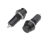 1pcs Black Self locking PBS-11A 12mm Push Button Switch Latching Switchs 1A 250V AC 2PIN PBS-11B RNUMLIGH