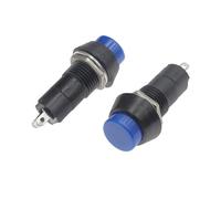 1pcs Blue Self locking PBS-11A 12mm Push Button Switch Latching Switchs 1A 250V AC 2PIN PBS-11B RNUMLIGH