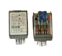 1PCS C3-A30 DC24V AC220V Intermediate Relay 10A 250VAC 8 Pins(C3-A30 AC220V)