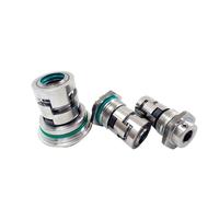1pcs Cartridge Mechanical Seals for CR/CRN/CDLF/CDMF Pumps - 12/16/22mm Shaft Size - Durable Stainless Steel Components(22mm)