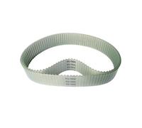 1pcs correas dentadas de alambre de acero de poliuretano con dientes trapezoidales tipo T5, paso 5mm, circunferencia 875mm, ancho 12mm, T5-875