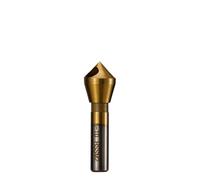 1Pcs Countersink Drill Bits HSS M2 M35 Cobalt Deburring 90 Degree Chamfering Hole Type Cutter(2-5 5-10 10-15 15-20mm)(M2 Titanium Coated,5-10mm)