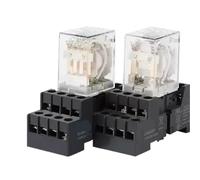 1Pcs CR-MX Series Intermediate Small Relay CR-MR024AC/DC2L/4L CR-MX230AC2L/4L CR-M2/4SFB/FBN(CR-MX024DC2L DC24V) Industrial Electrical Relays