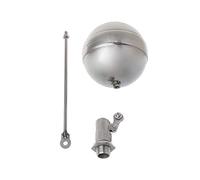 1pcs DN15 Tanque de agua de hilo macho Bola de bola de acero inoxidable Control de flujo Válvula de sensor de flotador