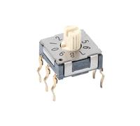 1pcs Encoder Rotary Encoding Switch BCD8421 Multi-gear Band Knob Switchs(RSC-2ARM-2,1PCS)