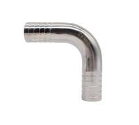 1PCS Fit Tube I.D 38mm Hose Barbed 304 Stainless Steel 90 Degree Elbow Pipe Fitting PIUHRKLEVD