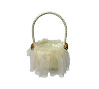 1pcs Flower Girl Scattering Petals Mini Basket Para Bodas