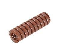 1Pcs Heavy Duty Compression Spring - Brown Stiff Die Spring for Heavy Load, Wire Diameter 8mm-35mm, Length 20mm-250mm(35x17.5x70mm)