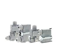 1pcs Heavy Duty Waterproof Connector HDC-HA-10/16-250V 16A Industrial Automation Plug for Harsh Environments(10 Top With Cover)