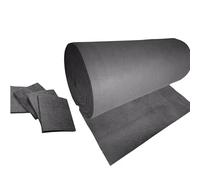 1pcs High-Purity Graphite Carbon Felt - Customizable Solutions for Flow Batteries and Fuel Cells(5mm thick 200x200mm)