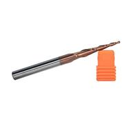 1pcs HRC62 Solid Carbide Ball Nose Tapered End Mills CNC Carving Bit Engraving Router Bits Taper Wood Metal Milling Cutters Endmill (Color : A, Size : R0.25-15-D3.175-HSi)(R0.5-15-D3.175-HSi)