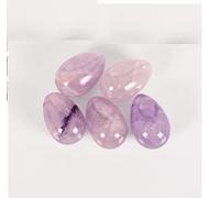 1pcs huevo de jade perforado amatista natural de tamaño pequeño 30x20mm piedra mineral de cristal para mujeres Kegel ejercicio