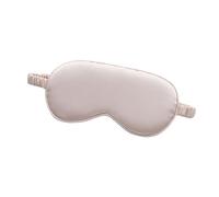 1pcs Imitated Silk Sleep Eye Mask Shading Patch Portable Travel Relax Eyepatch Lunch Break Cover Night Health Sleeping Shield(Champagne Powder)
