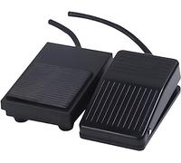1PCS Interruptor de pie Hierro/carcasa de plástico FS-1 Interruptor de control momentáneo de pie Pedal de alimentación eléctrica 10A 250VAC (Color : Iron 2M Wire)(Plastic Short Wire)