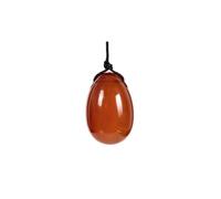 1pcs Jade huevo perforado cornalina natural Yoni bola cristal piedra mineral para mujeres Kegel ejercicio, 30x20mm