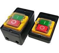 1PCS KAO-5 Interruptor de botón a prueba de agua KAO-5M KAO-5H10A 220V 380V for el interruptor de taladro de banco de la máquina de corte (Color : KAO 5H with Base)(Kao 5h With Base)