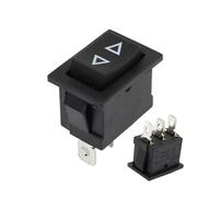 1PCS KCD1 ON-Off 15 * 21mm Black 3 Pin / 6 pin On/Off/On Rocker Switch AC 6A/250V10A/125V(3 Self Reset) Switches