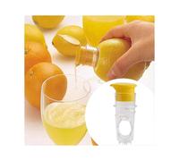 (1Pcs)Lemon Mini Squeezer, Screw Top Lemon Juicer, Lemon Squeezer Manual Plastic, Lime Juicer, Squeeze Lime for Cocktails, Drinks