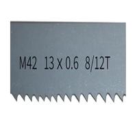 1PCS M42 Bi-Metal 1/2" Band Saw Blades 1085-1575MM X 13mm With 6 /14Tpi Bandsaw Blade Cutting Hardwood Metal(8-12TPI,Length 1332mm)