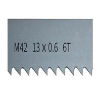 1PCS M42 Bi-Metal 1/2" Band Saw Blades 1620-2560MM X 13mm With 6 /14Tpi Bandsaw Blade Cutting Hardwood Metal(6TPI,Length 1640mm)