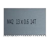 1PCS M42 Bi-Metal 1/2" Band Saw Blades 1620-2560MM X 13mm With 6 /14Tpi Bandsaw Blade Cutting Hardwood Metal(14TPI,Length 1712mm)