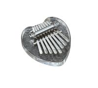 1Pcs Mini Kalimba 8 Key Thumb Piano Cute Instrument Portable For Beginners Exquisite Gift Set For Kids Mini Instruments Kalimba Piano De Pulgar(Clear-06)