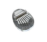 1Pcs Mini Kalimba 8 Key Thumb Piano Cute Instrument Portable For Beginners Exquisite Gift Set For Kids Mini Instruments Kalimba Piano De Pulgar(Clear-05)