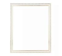 1PCS Nuevo Marco de bricolaje Camilla de madera sin terminar Pintura al óleo digital con marco de fotos en color dorado Marco de pintura de pared, blanco, 40x80 cm