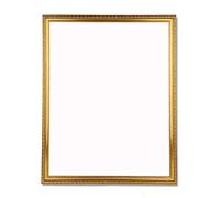 1PCS Nuevo Marco de bricolaje Camilla de madera sin terminar Pintura al óleo digital con marco de fotos en color dorado Marco de pintura de pared, amarillo, 60x75 cm