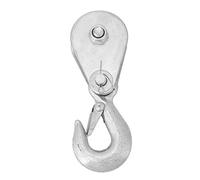 1Pcs Polea de Elevación de Acero Rueda de Alta Resistencia Rueda de Acero de Una Sola Rueda Bloque de Polea de Elevación(0.5 tons)