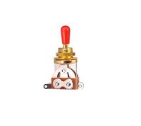 1pcs Prime metal guitarra eléctrica interruptor 3 vías selector selección interruptor guitarra Accesorios para Gibson Les Paul etc (rojo) bien gestionado