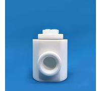1pcs PTFE Electrolytic Cell - Photoelectrochemical Reactor for 3-Electrode System, Customizable Lab Setup (Sealed 100ml)