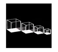 1pcs Quartz Fluorescence Reaction Cell Cuvette Various Specifications Frit Sintering Technology(27ml)